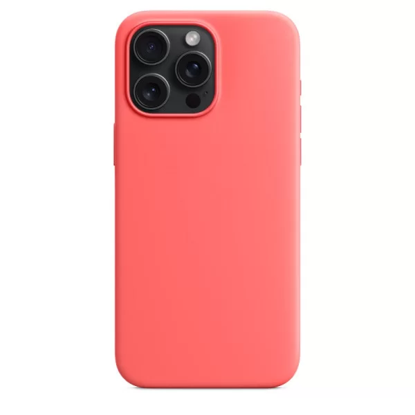 Чехол Screen Geeks Magsafe Silicone Case Iphone 15 Pro Max [Guava]